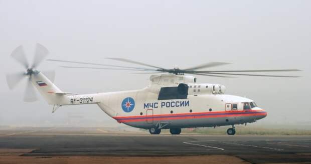 Самый грузоподъемный вертолет Ми-26.