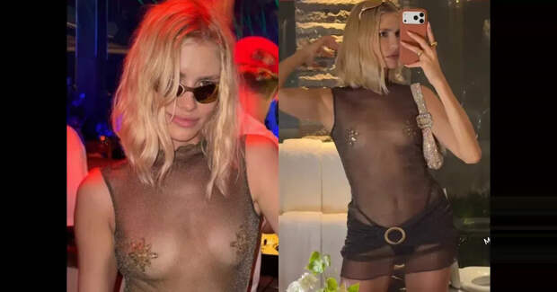 Елена Перминова в "голом" платье посетила вечеринку на Бали