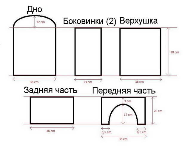 Домик для кошки своими руками