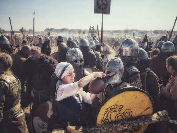 На фестивале викингов