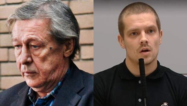 Михаил Ефремов и сын Сергея Захарова