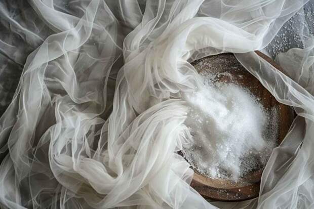 Как быстро отбелить тюль в домашних условиях