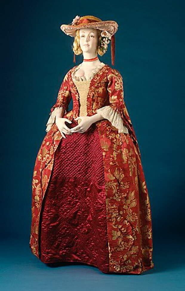 Французское придворное платье 1725-1750 гг.