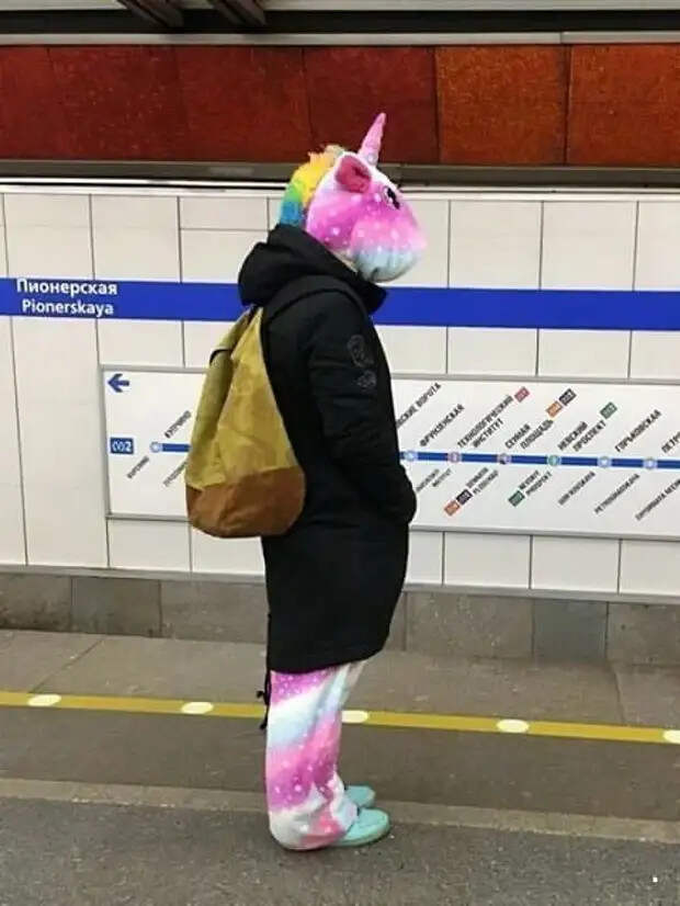 Странные и необычные пассажиры в метро