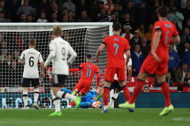 Сборная Англии ушла с 0:2 и сыграла вничью с Германией в Лиге наций