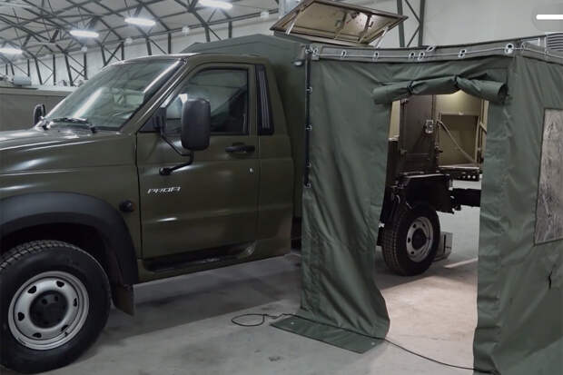 В зону СВО поступили КАМХ-90 на шасси УАЗ