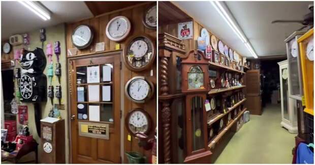 Тем временем в магазине часов