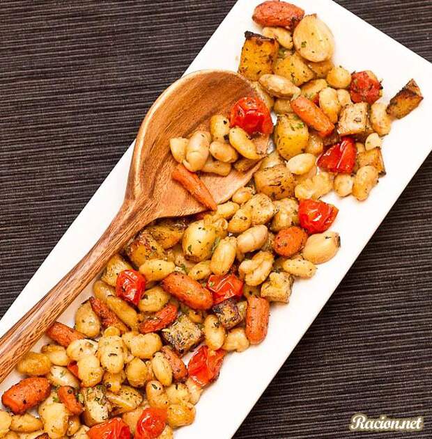 Рецепт Лобио из фасоли с морковью и картофелем. Приготовление  блюда