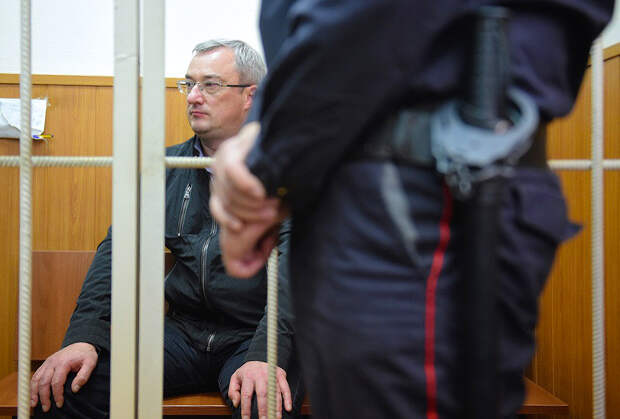 Бывший глава Коми Вячеслав Гайзер в зале Басманного суда Москвы
