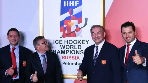 Отсылки к Малевичу и русскому авангарду: в Санкт-Петербурге презентовали логотип ЧМ-2023 по хоккею