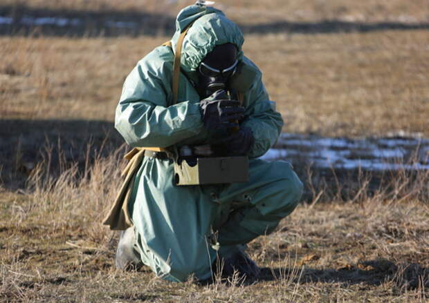 Специалисты РХБ защиты Балтийского флота отработали комплекс специальных задач