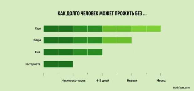 Правдивые факты о жизни в диаграммах и графиках (33 шт)