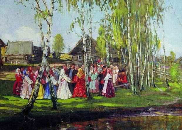 Красная горка - это девичий праздник, день свадеб, сватовства, выбора невест!