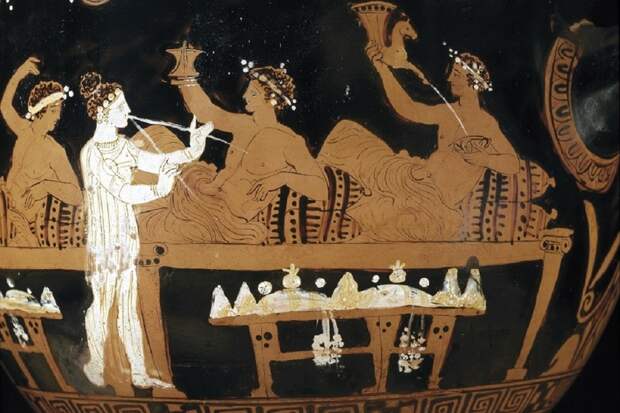 Как ели в Древней Греции: лёжа на боку