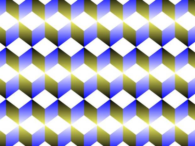 оптические иллюзии: кубики