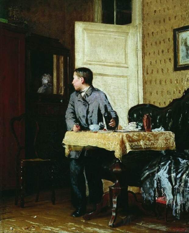 Василий Максимов. «По примеру старших». 1864 г.