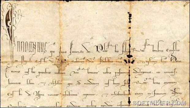 Pergamena_Innocenzo_IV_Aspra