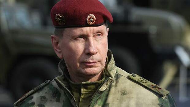 Директор Федеральной службы войск национальной гвардии - главнокомандующий войсками национальной гвардии РФ Виктор Золотов Директор Федеральной службы войск национальной гвардии - главнокомандующий войсками национальной гвардии РФ Виктор Золотов