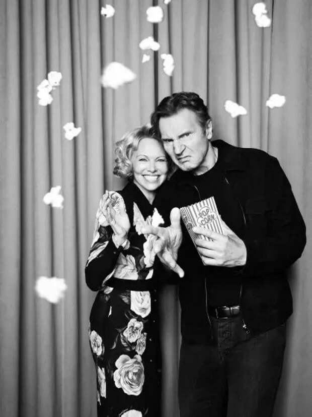 Памела Андерсон и Лиам Нисон