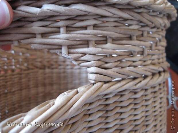 Поделка изделие Плетение Домики для лука с подробностями Трубочки бумажные фото 14