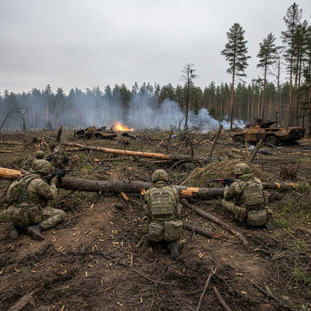 На Сумском направлении группировка «Север» ведет встречные бои с подразделениями ВСУ