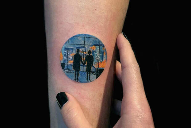 Miniature Circular Tattoo