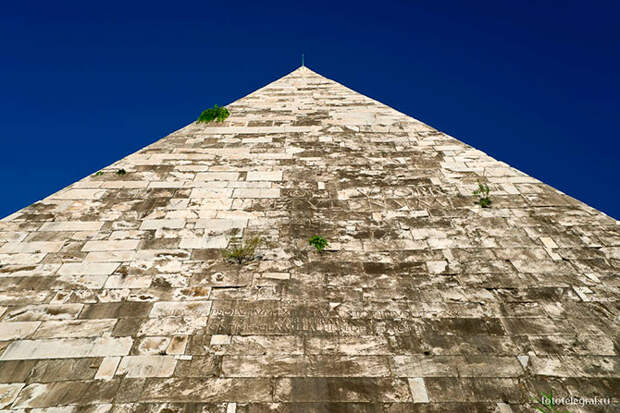 Пирамида Цестия и некатолическое кладбище
