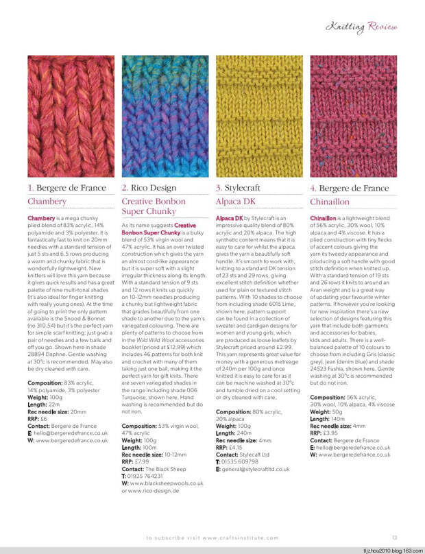 Knitting Magazine  2014 - 紫苏 - 紫苏的博客