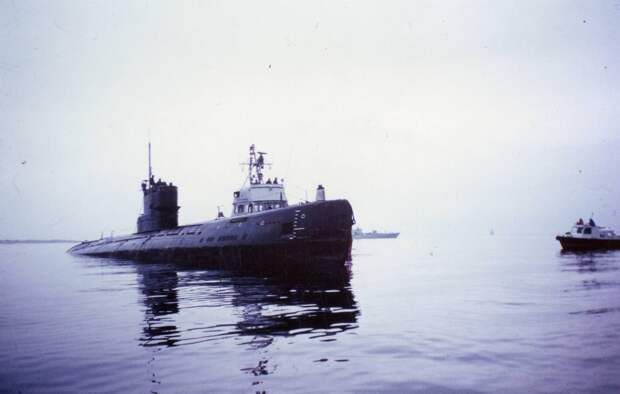 Подлодка С-363 проекта 613 во время спасательной операции у берегов Швеции, 1981 год Marinmuseum/CC BY 4.0