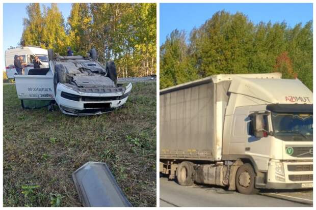 Выехал на встречную полосу и погиб в ДТП с фурой водитель такси