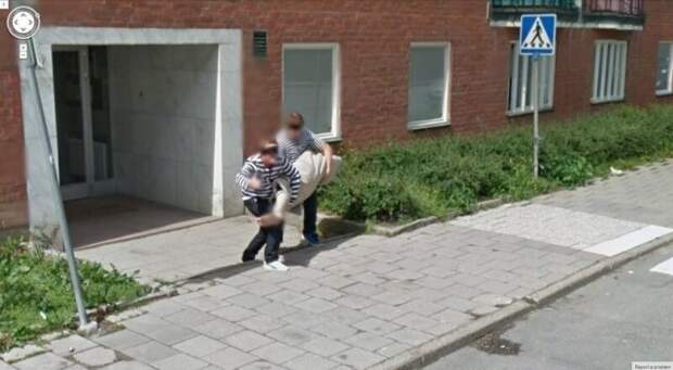 Неловкие моменты, найденные на Google Maps