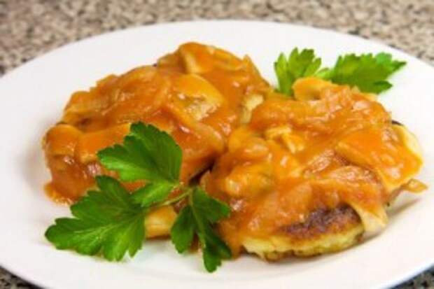 Картофельные котлеты с грибами