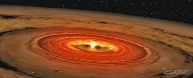 Найден пропланетный диск, превышающий в 10 раз Солнечную систему