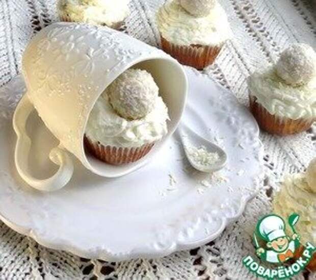 Капкейки "Рафаэлло"