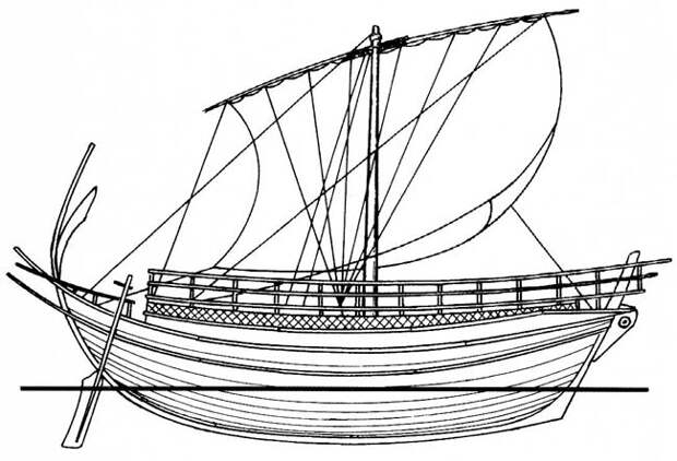 Реконструкция древнегреческого торгового судна V-IV вв. до н.э.