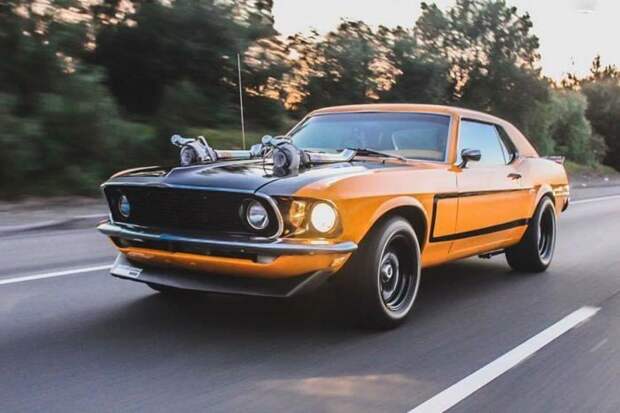 Классический Ford Mustang Twin-Turbo 1969 готов шокировать