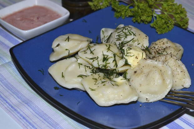 Пельмени с семгой хорошая кухня