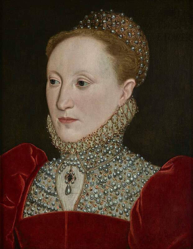 Неизвестный художник.  Портрет Елизаветы I. 1560-е, Галерея Weiss, Лондон 