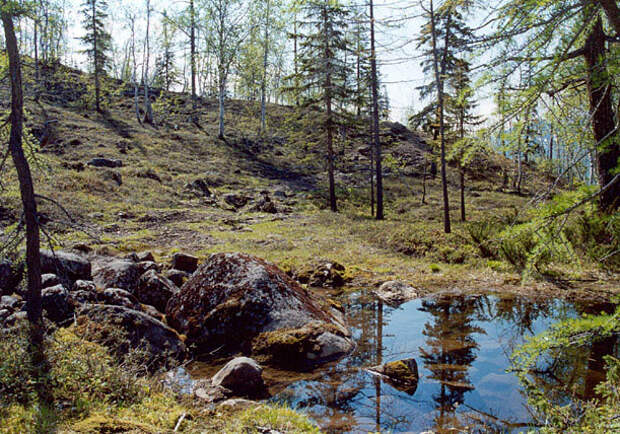 Плато Путорана, горы Путорана, Россия.