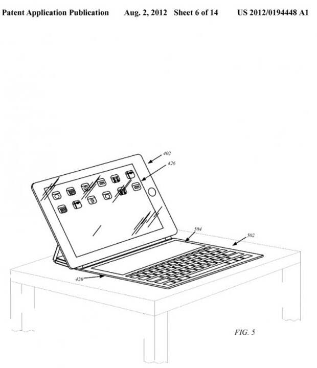 Новый iPad может получить клавиатуру, аналогичную Microsoft Surface (2 фото) Новый iPad может получить клавиатуру, аналогичную Microsoft Surface (2 фото)