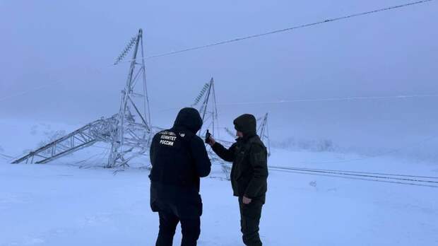 Две из пяти разрушившихся опор ЛЭП в Мурманской области работали с 1966 года
