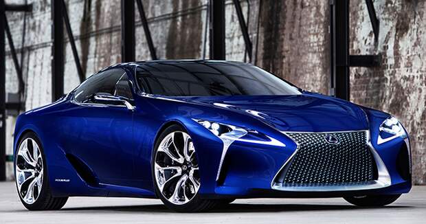 Великолепная модель Lexus LF-LC. Великолепная модель Lexus LF-LC.