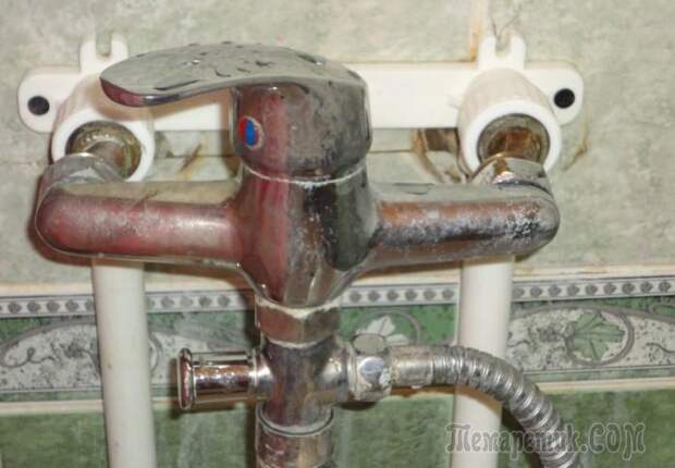 Как бороться с налетом на кране без вреда для сантехники