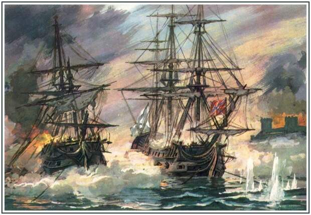 Image result for российский флот в средиземном море в 18 веке фото