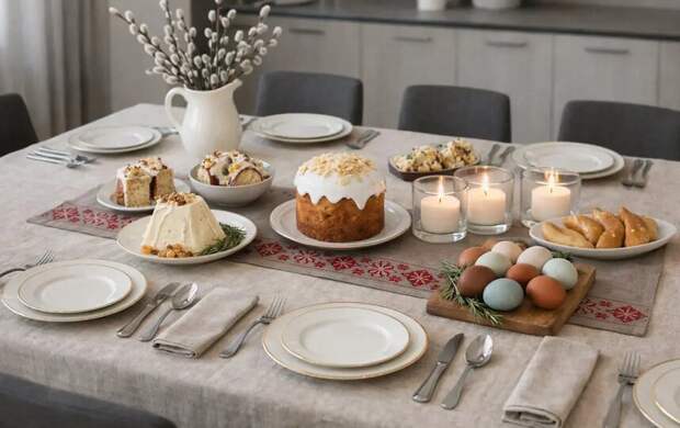 Идеальный пасхальный стол – 2026: правила сервировки и стильного декора