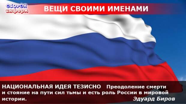 НАЦИОНАЛЬНАЯ ИДЕЯ ТЕЗИСНО