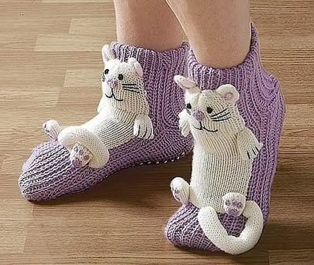 Носки с кошками