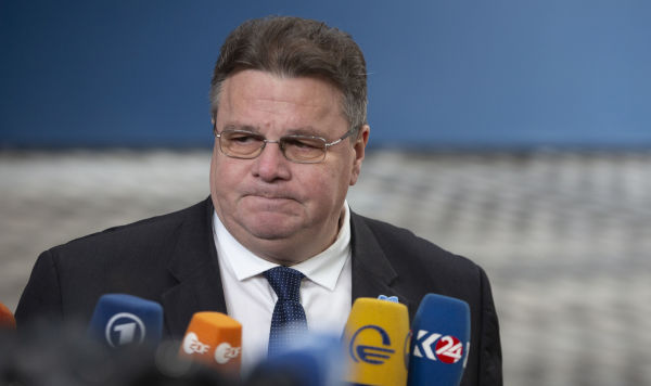 Глава МИД Линас Линкявичюс Глава МИД Линас Линкявичюс