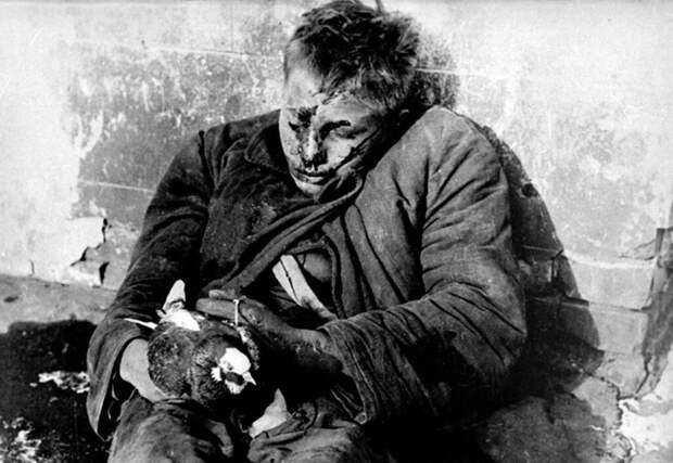 Убитый мальчик Витя Черевичкин с голубем в руках.   Ростов-на-Дону.