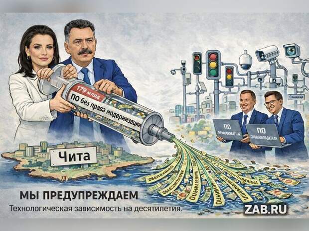 «Умные светофоры» и технологическая игла: почему Чита рискует попасть в зависимость от чужого софта